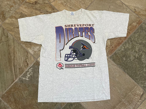 Vintage Shreveport Pirates CFL Football TShirt, Size Large