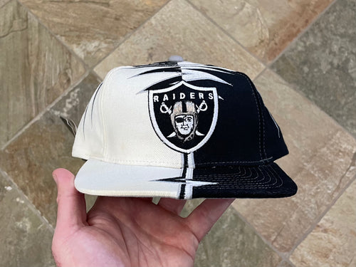 Vintage Oakland Raiders Starter Shockwave Strapback Football Hat