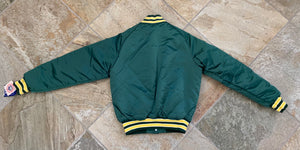 Vintage Green Bay Packers Stahl-Urban Satin Football Jacket, Size Youth XL