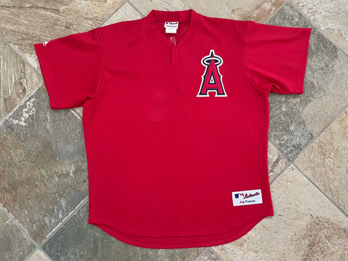 Vintage Anaheim Angels Troy Glaus Majestic Baseball Jersey, Size XL