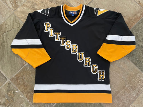 Vintage Pittsburgh Penguins Starter Hockey Jersey, Size Large