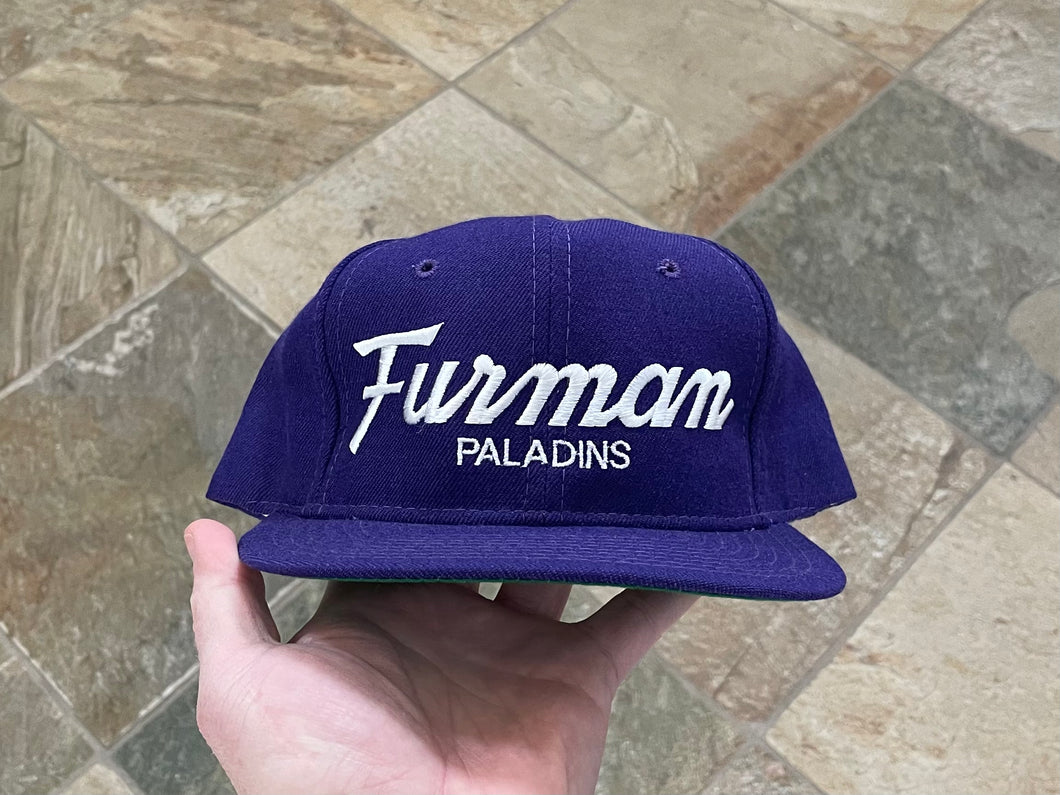 Vintage Furman Paladins Sports Specialties Script Snapback College Hat