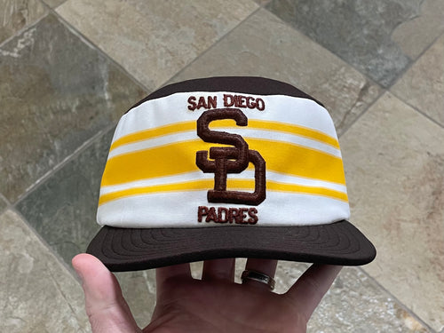 Vintage San Diego Padres AJD Pill Box Snapback Baseball Hat