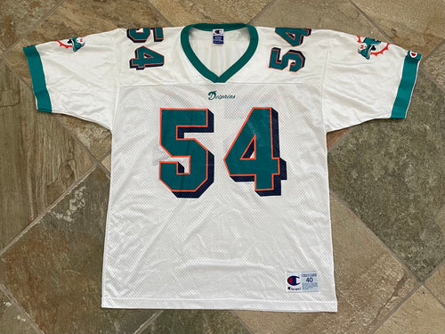 Vintage Miami Dolphins Zach Thomas Champion Football Jersey, Size 40, Medium