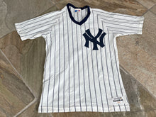 Load image into Gallery viewer, Vintage New York Yankees Sand Knit Baseball Jersey, Size Youth Large