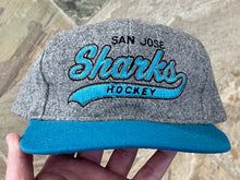 Load image into Gallery viewer, Vintage San Jose Sharks Starter Tailsweep Snapback Hockey Hat