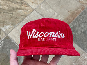 Vintage Wisconsin Badgers Sports Specialties Corduroy Script College Hat
