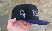 Load image into Gallery viewer, Vintage Colorado Rockies Sports Specialties Script Snapback Baseball Hat