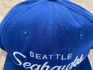 Vintage Seattle Seahawks Sports Specialties Script Snapback Football Hat