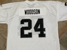 Load image into Gallery viewer, Vintage Oakland Raiders Charles Woodson Reebok Football Jersey, Size XL