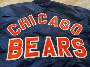 Vintage Chicago Bears Starter Satin Football Jacket, Size XL