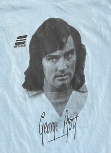 Vintage Manchester United George Best Sokka Soccer TShirt, Size Youth XL, 18-20