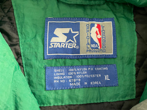 Vintage Boston Celtics Starter Parka Basketball Jacket, Size XL