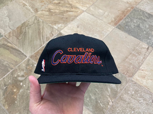 Vintage Cleveland Cavaliers Sports Specialties Script Snapback Basketball Hat