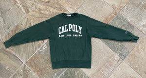 Vintage Cal Poly Mustangs Champion College Sweatshirt, Size Small