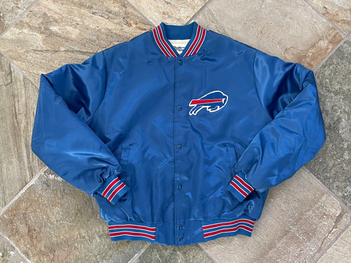 Vintage Buffalo Bills Chalkline Satin Football Jacket, Size Large