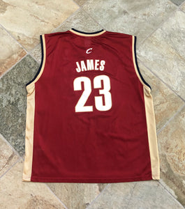 Vintage Cleveland Cavaliers LeBron James Reebok Basketball Jersey, Size XXL