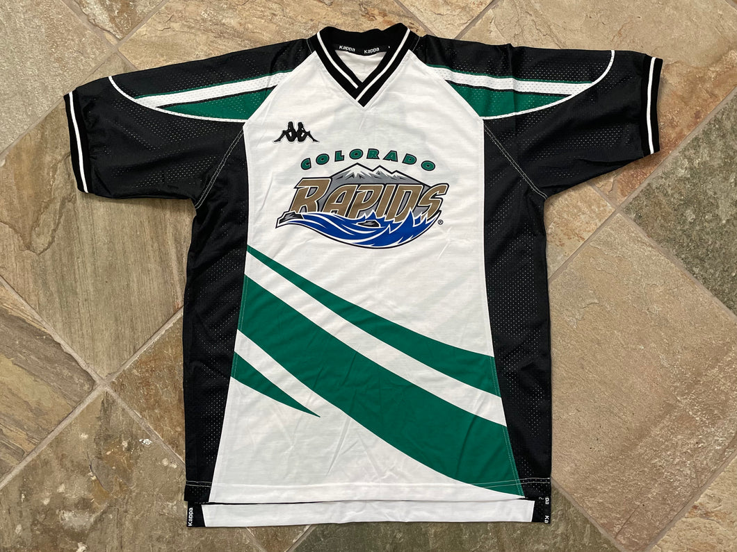 Vintage Colorado Rapids MLS Kappa Soccer Jersey, Size Large