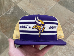 Vintage Minnesota Vikings AJD Superstripe Snapback Football Hat