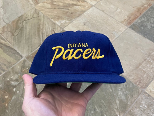 Vintage Indiana Pacers Sports Specialties Script Snapback Basketball Hat