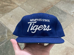 Vintage Memphis State Tigers Sports Specialties Script Snapback College Hat