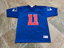 Load image into Gallery viewer, Vintage New England Patriots Drew Bledsoe Logo Athletic Football Jersey, Size Large