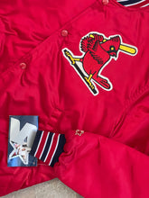 Load image into Gallery viewer, Vintage St. Louis Cardinals Starter Satin Baseball Jacket, Size Medium