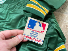 Load image into Gallery viewer, Vintage Oakland Athletics Chalkline Satin Baseball Jacket, Size Medium