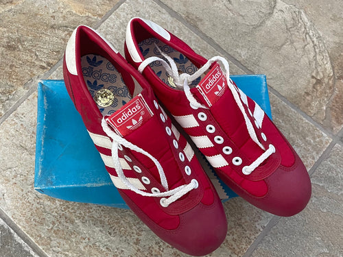 Vintage Adidas Sport Soccer Cleats Shoes, Size 8.5 ###