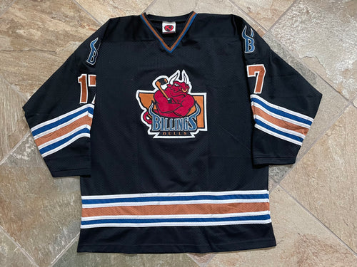 Vintage Billings Bulls Game Used K1 Hockey Jersey, Size XXL