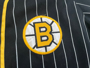 Vintage Boston Bruins Starter Pinstripe Hockey Jersey, Size Youth XL