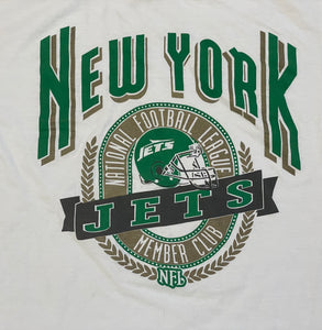 Vintage New York Jets Football TShirt, Size Large
